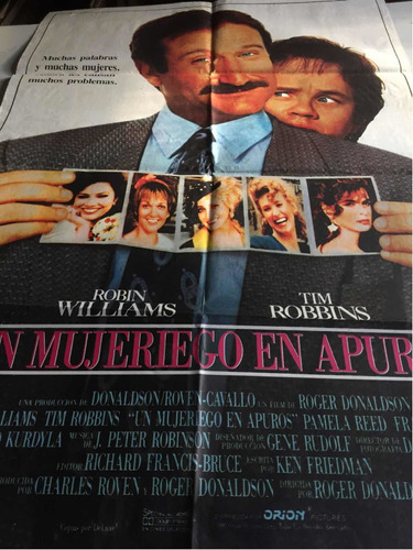 Poster Un Mujeriego En Apuros Robin Williams 1990