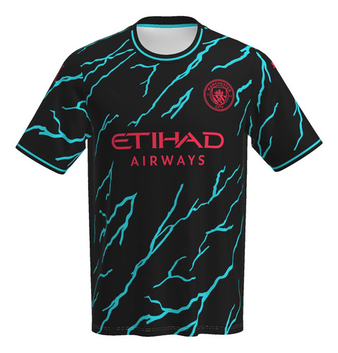 Plantilla Para Sublimar Camiseta Manchester City Sup 2024