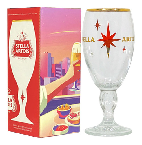 Taça Stella Artois Chopp Oficial Edição Especial 400ml 