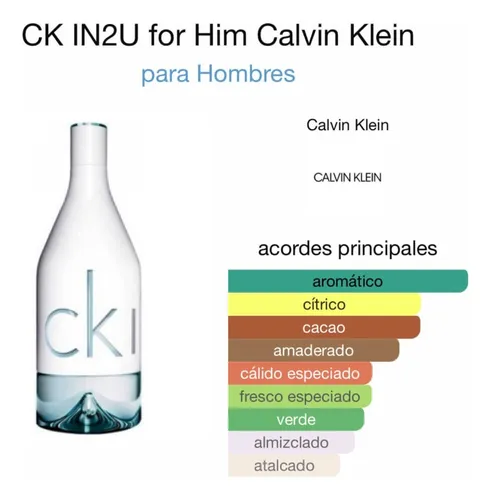 CK in2U Calvin Klein Eau de Toilette Original EDT 100ml para hombre