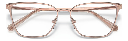 Anteojo Armazón Versace Ve 1275 Color Rose Gold 1412