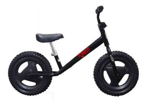 Bicicleta Camicleta Forest Sin Pedales De Balanceo Rodado 12 Color Negro