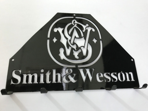 Portallaves Smith & Wesson Negro En Acero