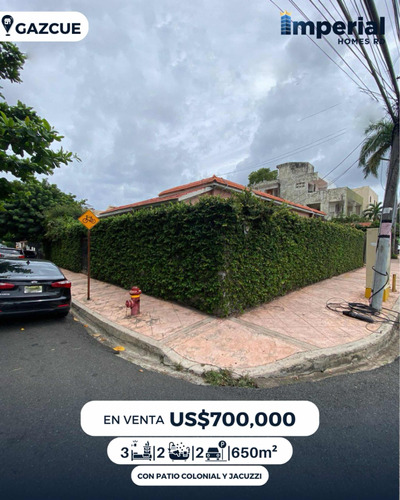 Vendo Casa En Gazcue, Proximo Al Palacio Presidencial,