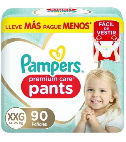 Pañales Pampers Premium Care Pants Xxg