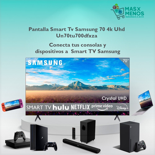 Pantalla Smart Tv Samsung 70 4k Uhd Un70tu700dfxza | MercadoLibre