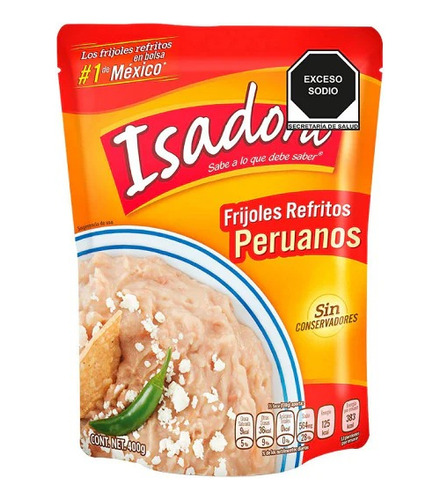 Frijoles Peruanos Isadora Refritos 400 Gr