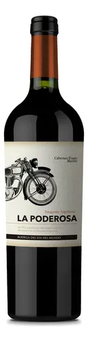 Vino La Poderosa Cabernet Franc - Merlot 750ml.