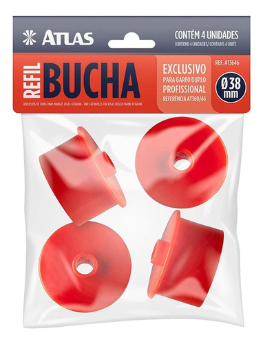 Bucha Para Garfo Atlas (pacote Com 4 Pecas)