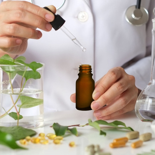 Botella Cuentagotas Simple Para Maquillaje Con Aceite Esenci