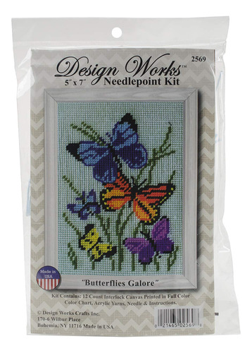 Deign Works Artesania 2569 Needlepoint Kit Mariposa Granel X