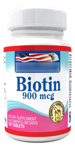 Biotin 900mcg Healthy América X100 So - Unidad a $4