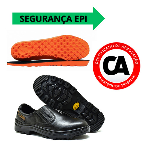 Sapatão De Segurança E Palmilha Macia De Trabalho Com Ca