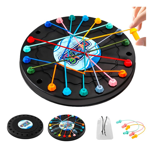 Juego Desafío Cuerdas Niveles Portátil Para Familia