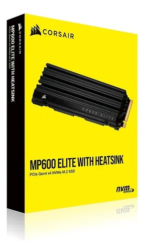 Ssd Corsair Mp600 Elite Nvme 2tb Pci Exp 4.0 M.2 com Dissipador de