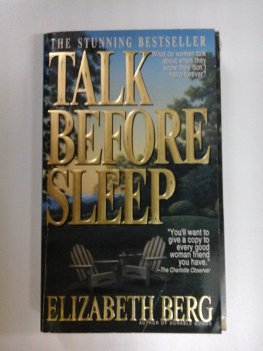 * Talk Before Sleep - Elizabeth Berg (u5) 