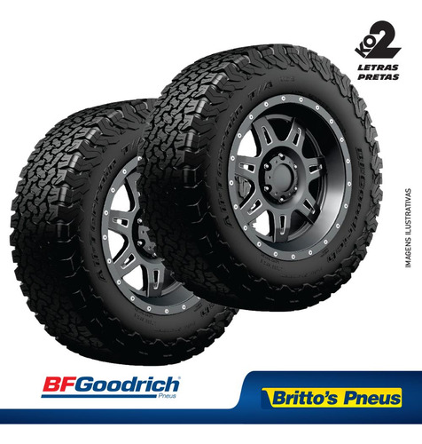 Kit 2 Pneus Bf Goodrich Aro 16 - 235/70 R16 All-terrain Ko2