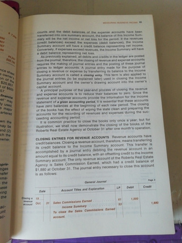 Walter B Meigs Accounting The Basis For Business Decisions (Usado)