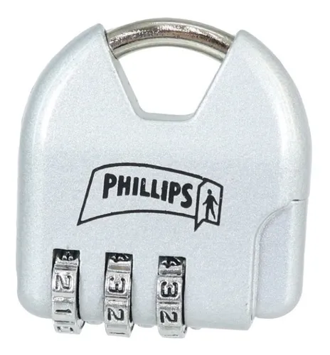 comprar Candado Phillips 2326 De Combinacion 3 Digitos 26000480