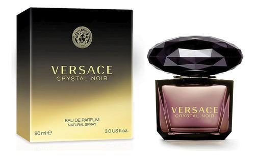 Perfume Importado Mujer Versace Crystal Noir Edp 90ml *