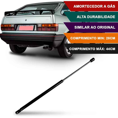 Amortecedor Tampa Da Mala Gol Gti Com Limpador 89 A 94