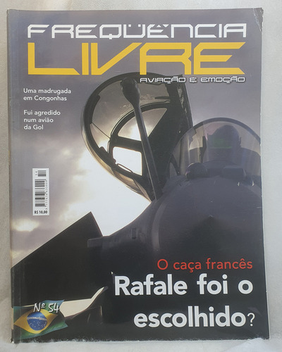 Freqüencia Livre - Aviação E Emoção 54 - Caça Francês Rafala (Usado)