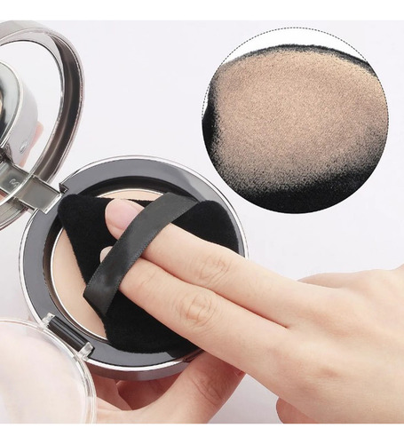 Maquillaje Esponja, Esponjas De Maquillaje 6 Pzas Triangular