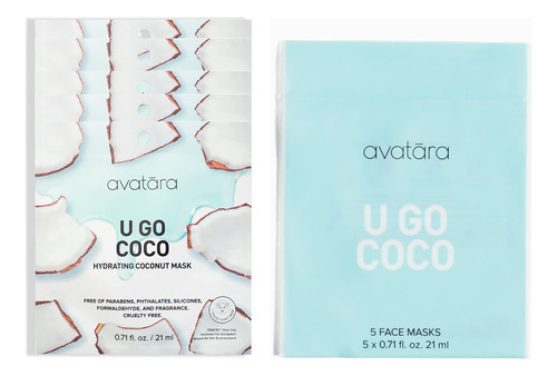 Avatara U Go Coco - Mscara Facial Hidratante, Productos Rela