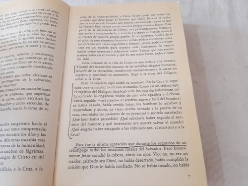 Imagen 4 de 6 de La Ultima Tentacion Nikos Kazantzakis Debate