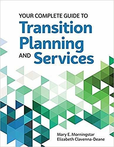 Libro Your Complete Guide To Transition Planning And Servi