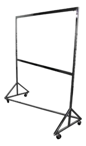 Rack Grande Desarmable De Acero Doble Tuno Negro Heavy Duty 