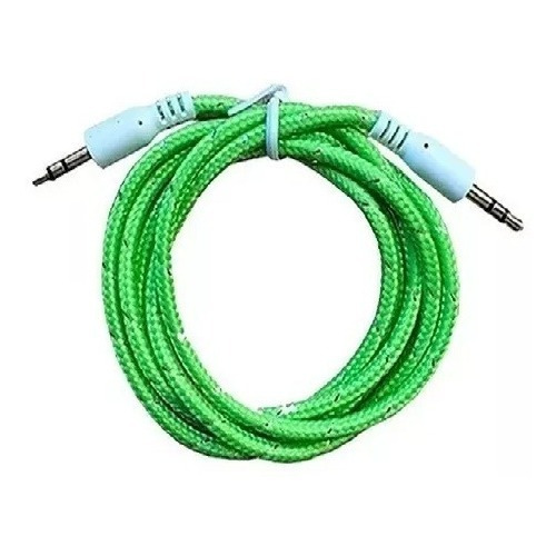 Cable Miniplug A Miniplug 3,5 A 3.5 Mm Reforzado 1m Fluo 