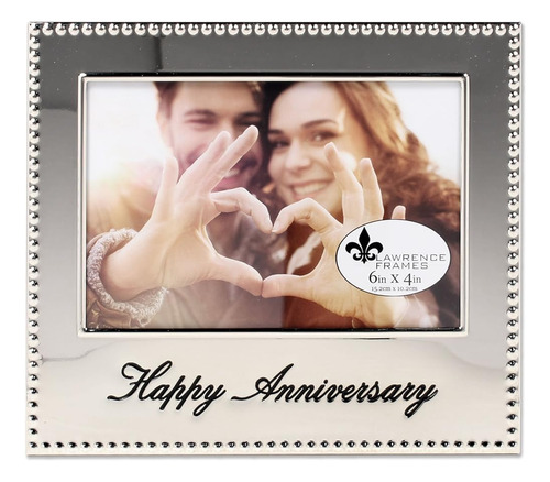 ~? Lawrence Frames 4x6 Happy Anniversary Picture Frame