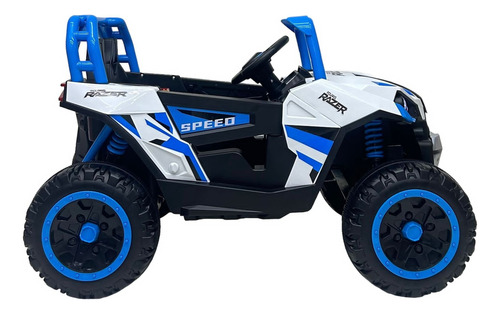 Carro Montable Eléctrico Razer Para Niños,control Azul (Usado)