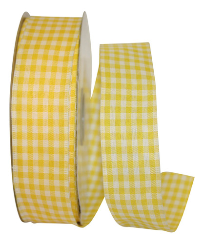 Cinta Borde Alambre 3 Valor 1-1 2  X 50 Yarda Amarillo