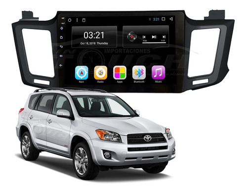 Auto Radio Android Toyota Rav4 2013-2018 2gb + 32gb