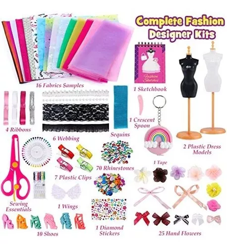 Tacobear Fashion Designer Kits For Girls Sewing Kit For Kids