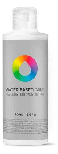 Pintura Al Agua Recargas Titanium White 200ml Montana