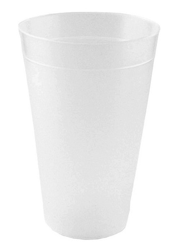 Eco Vaso Plástico Natural 500cc Fiestas X 25 U. 