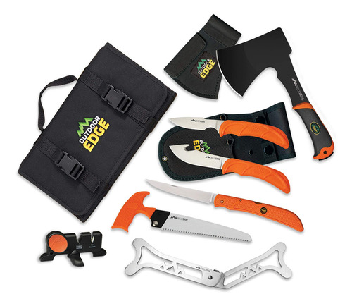 Outdoor Edge Of-1 patrocinador Caza Juego De Cuchillos