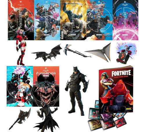 Batman Fortnite Punto Cero Pack 1 2 3 4 5 6 Fundación Comic
