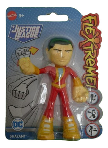 Dc Liga De La Justicia  Flextreme 10 Cm. Shazam