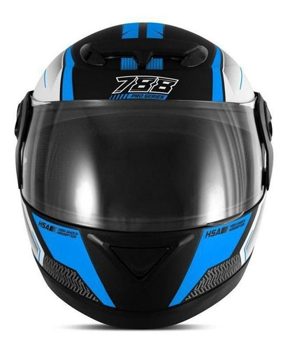 Imagem 6 de 7 de Capacete Evolution G6 788 Pro Series Viseira Cristal +brinde