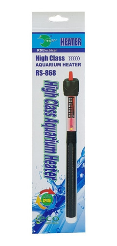 Imagen 7 de 7 de Calefactor Calentador Sumergible Acuario Pecera 100w Rs 868