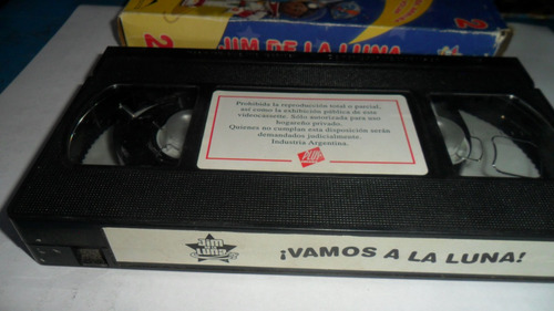 Vhs Jim De La Luna ¡ Vamos A La Luna!