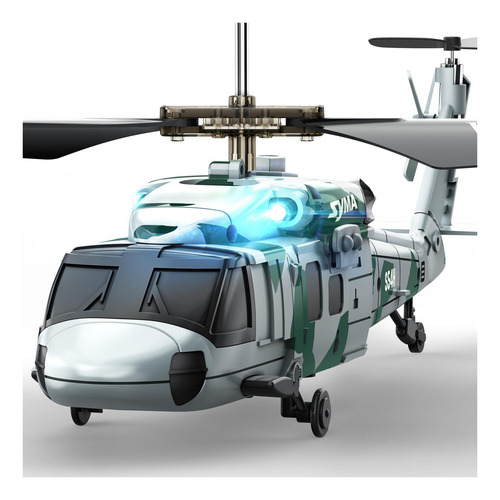Helicóptero Militar Syma Rc S54h Para Niños Hold De Altitud