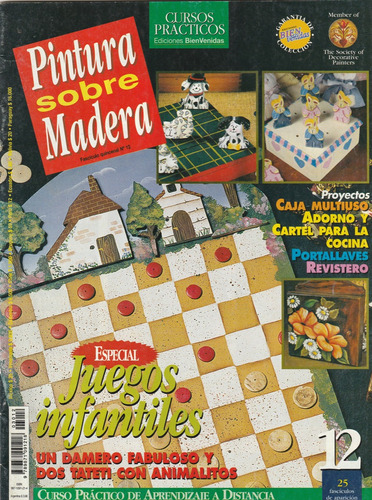 Revista Pintura Sobre Madera  N° 12 - Con Moldes