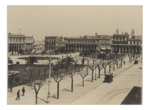 Montevideo Antiguo Plaza Independencia 1910 2 Lámina 45x30cm