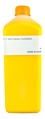 Tinta Ecosolvente Dx4 Dx5 Dx7 Dx11 Xp600 1 Litro Amarillo