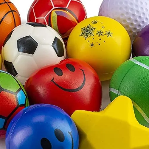 24 Bolas Para El Estrés - Surtido De Juguetes Para Aliviar E